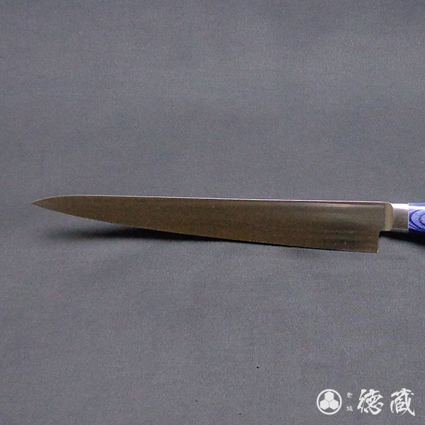 AUS8 磨き仕上 筋引包丁 青ハンドル