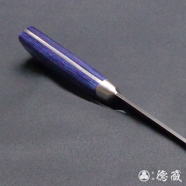 AUS8 磨き仕上 筋引包丁 青ハンドル