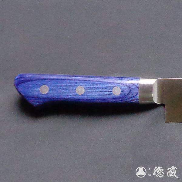 AUS8 磨き仕上 筋引包丁 青ハンドル