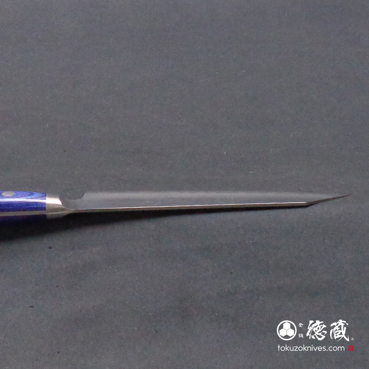 AUS10 切付ペティ包丁 青ハンドル