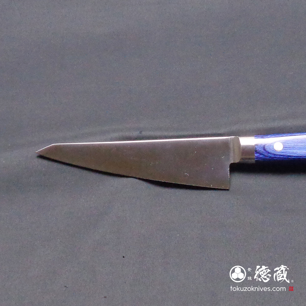 AUS8 骨スキ包丁 青ハンドル