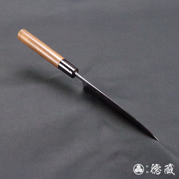 青二 黒打仕上 伊予型菜切包丁 胡桃柄