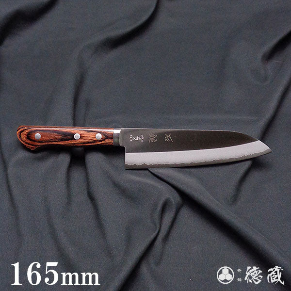 VG10 磨き仕上 三徳包丁 マホガニーハンドル