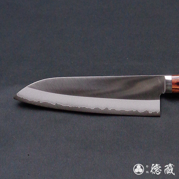 VG10 磨き仕上 三徳包丁 マホガニーハンドル