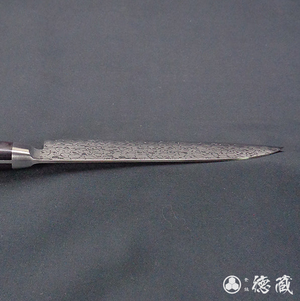 VG10 ダマスカス 三徳包丁 黒ハンドル