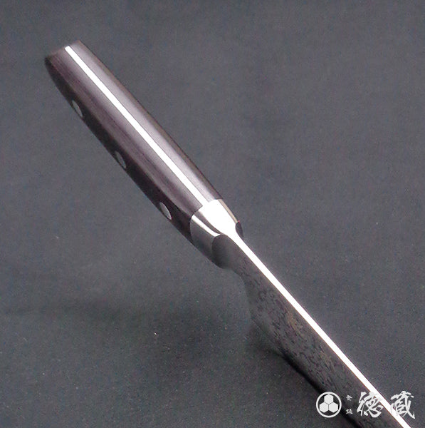 VG10 ダマスカス 三徳包丁 黒ハンドル