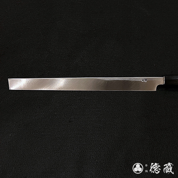 青二 磨き仕上 タコ引き包丁 朴八角柄