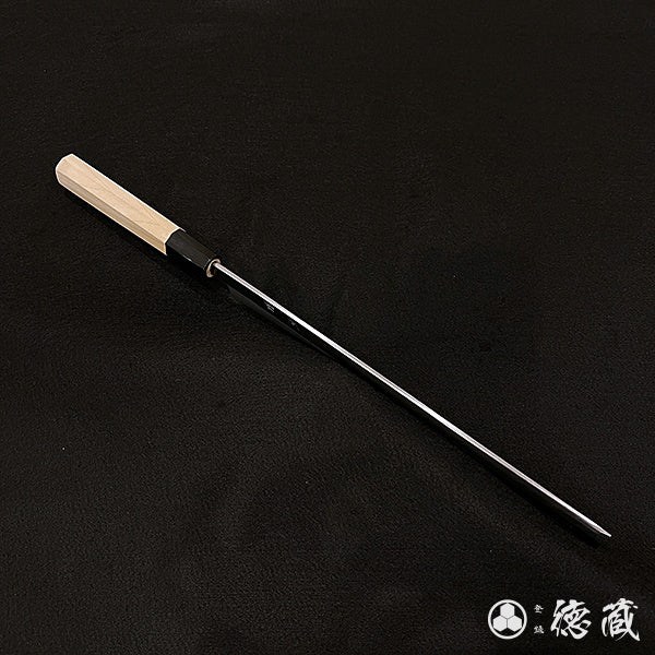 青二 磨き仕上 タコ引き包丁 朴八角柄