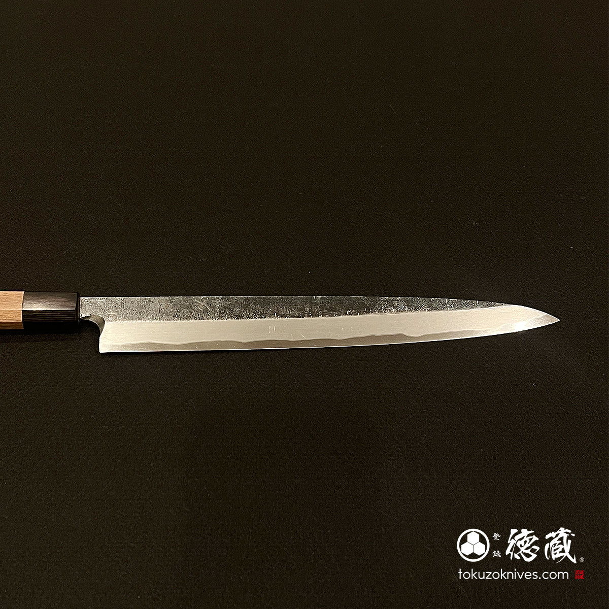 青二 柳刃包丁 胡桃八角柄