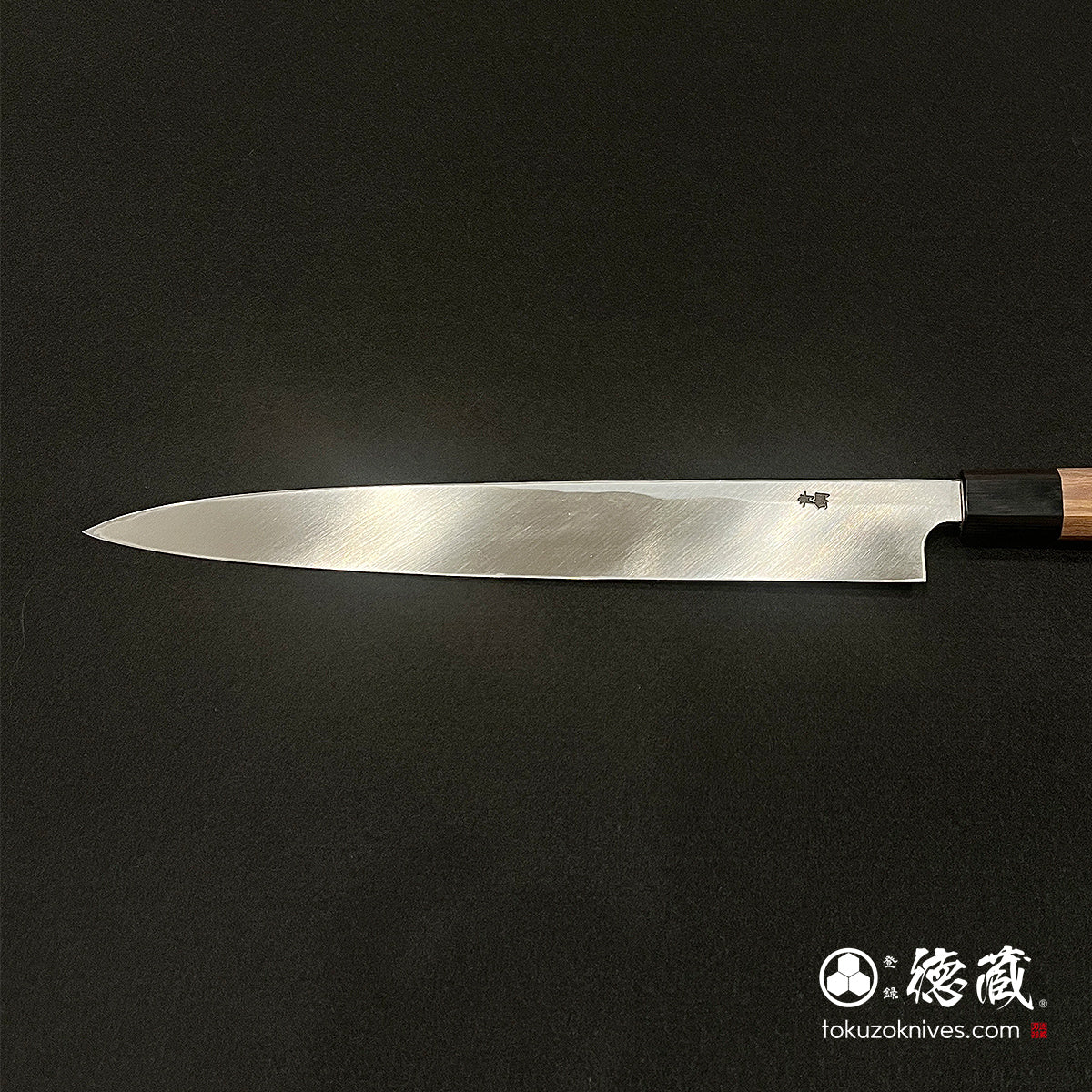 青二 柳刃包丁 胡桃八角柄