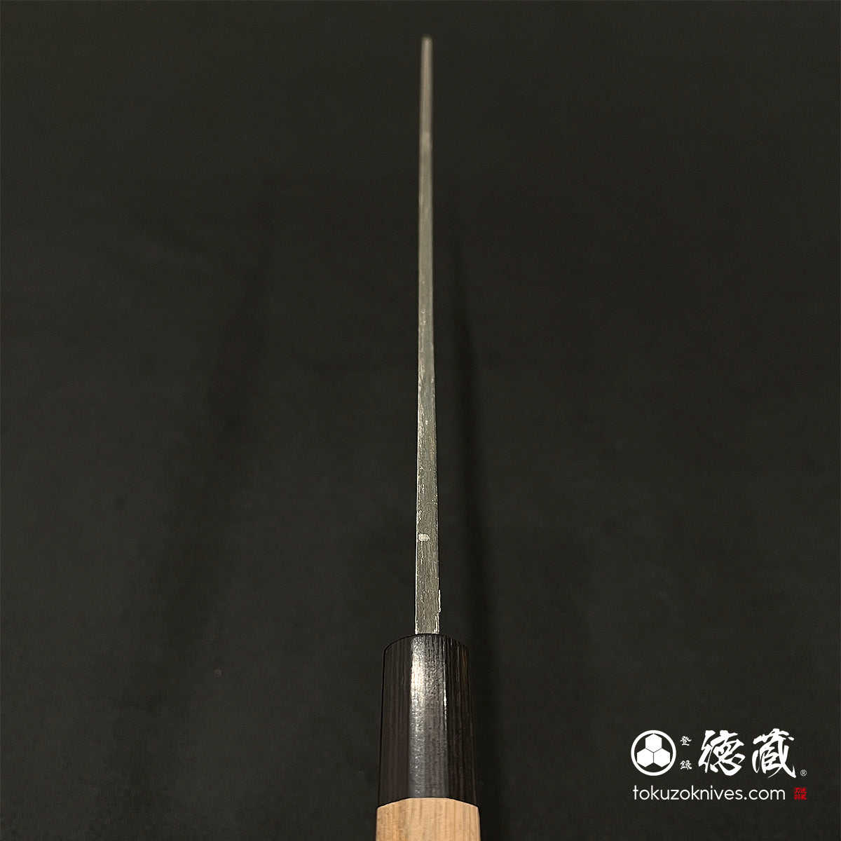 青二 柳刃包丁 胡桃八角柄