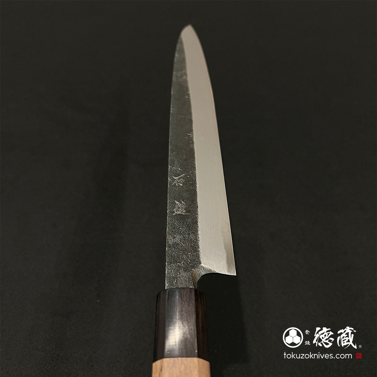 青二 柳刃包丁 胡桃八角柄