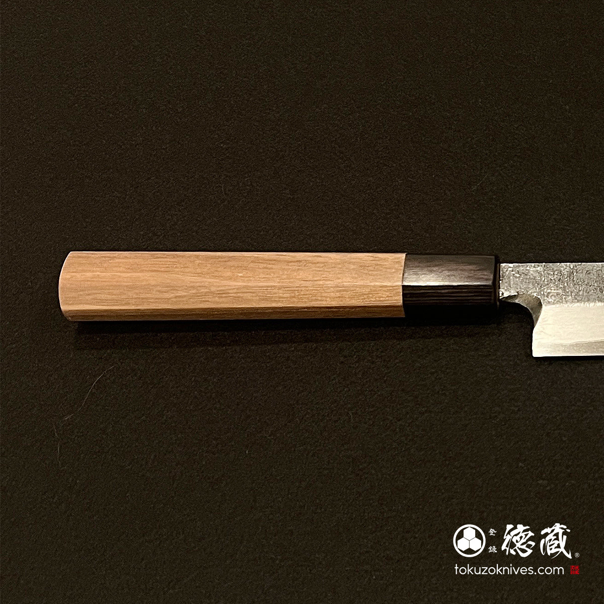 青二 柳刃包丁 胡桃八角柄