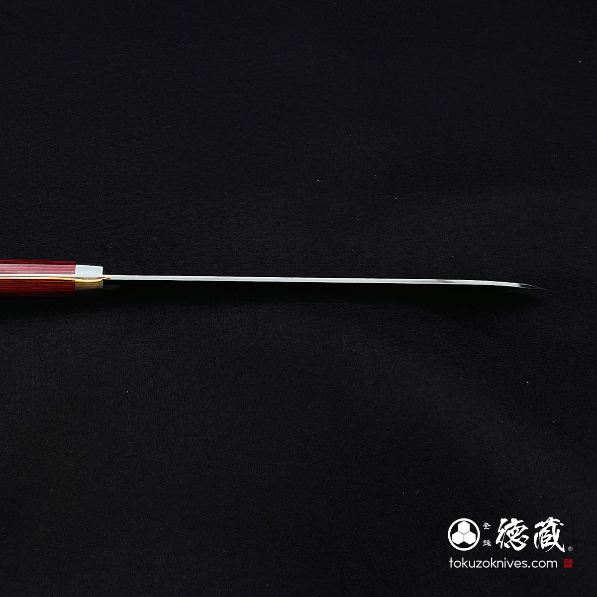 VG1 三徳包丁 赤ハンドル