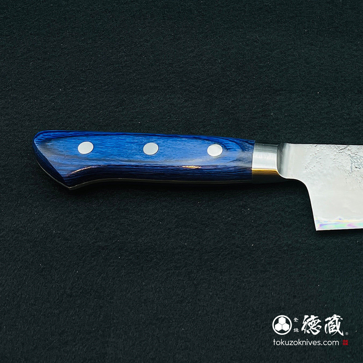 青二 切付包丁 青ハンドル