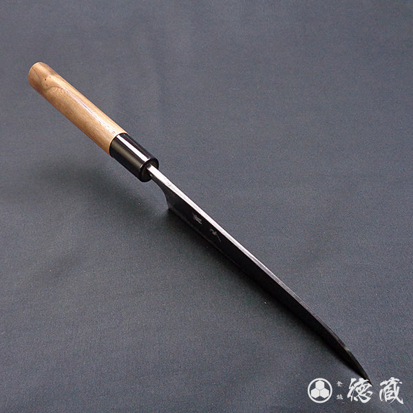 青S 黒打仕上 三徳包丁 胡桃柄