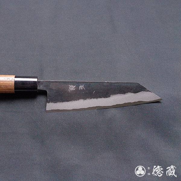 青二 黒打仕上 切付包丁 胡桃柄