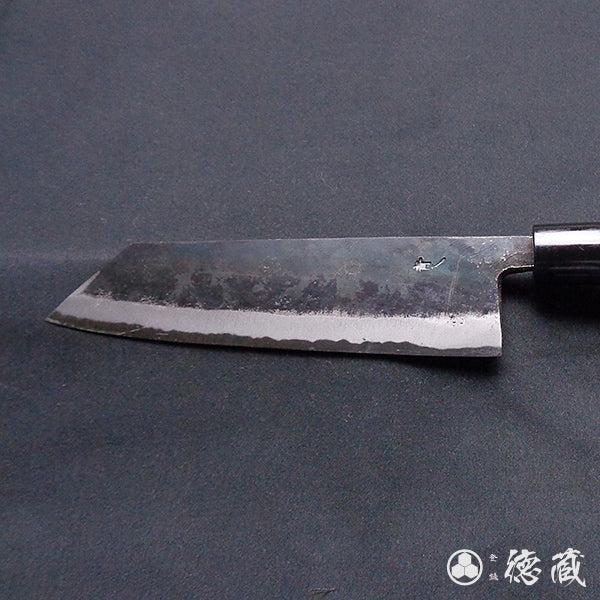 青二 黒打仕上 文化包丁 朴柄