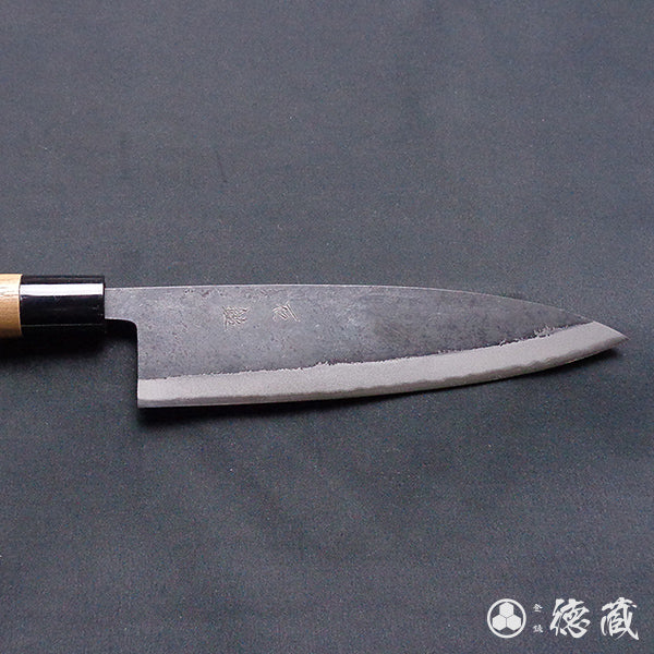 青二 黒打仕上 伊予型舟行包丁 胡桃柄