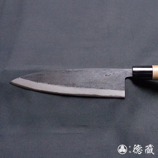 青二 黒打仕上 伊予型舟行包丁 胡桃柄