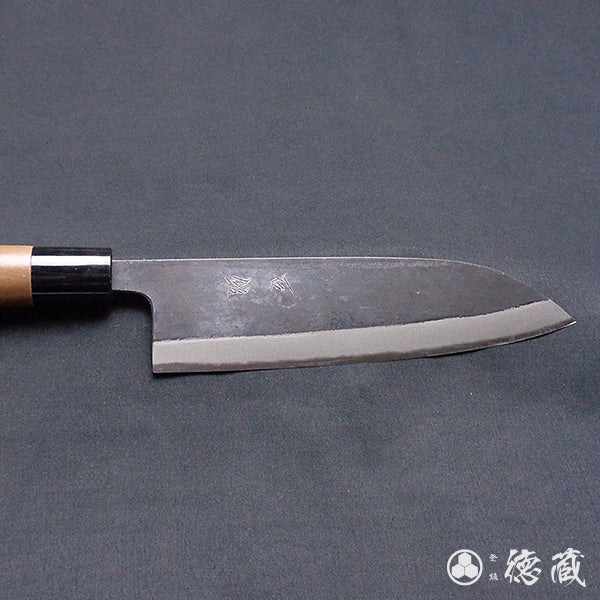 青二 黒打仕上 三徳包丁 胡桃柄