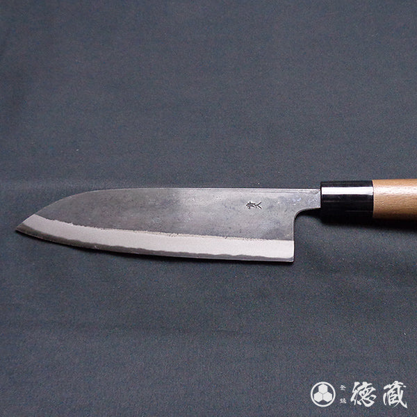青二 黒打仕上 三徳包丁 胡桃柄