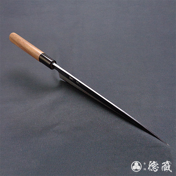 青二 黒打仕上 筋引包丁 胡桃柄