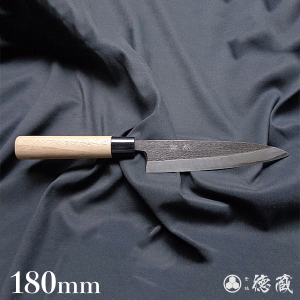 青二 黒打仕上 捌き包丁 胡桃柄