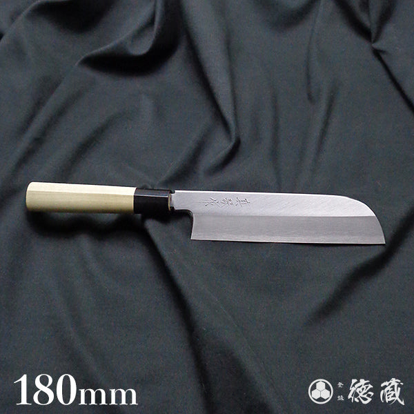 田所刃物 白二 鎌形薄刃包丁