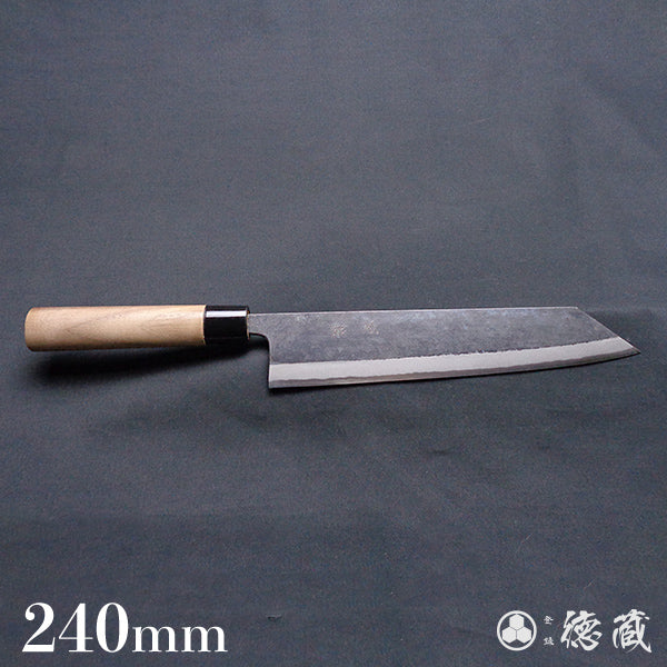 青二 黒打仕上 切付包丁 胡桃柄