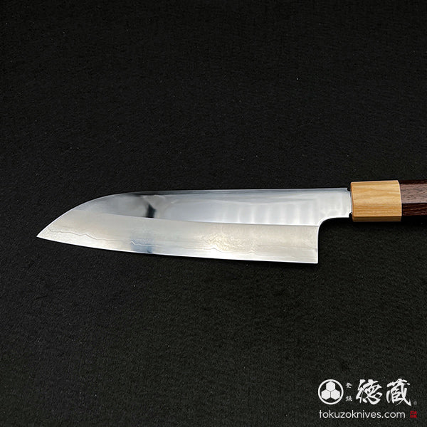 銀三 三徳包丁 紫檀八角