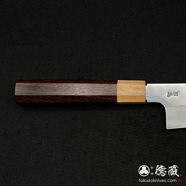 銀三 三徳包丁 紫檀八角