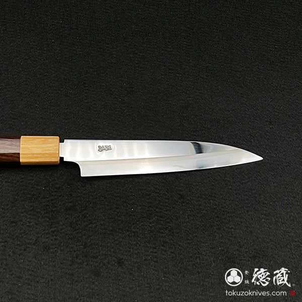 銀三 ペティナイフ 紫檀八角