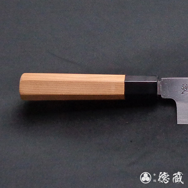 上白鋼 鎌形薄刃包丁 イチイ八角柄