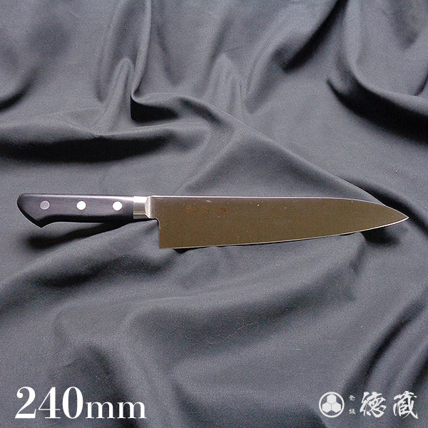 AUS8 牛刀包丁 黒ハンドル