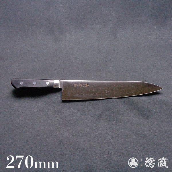 AUS8 牛刀包丁 黒ハンドル
