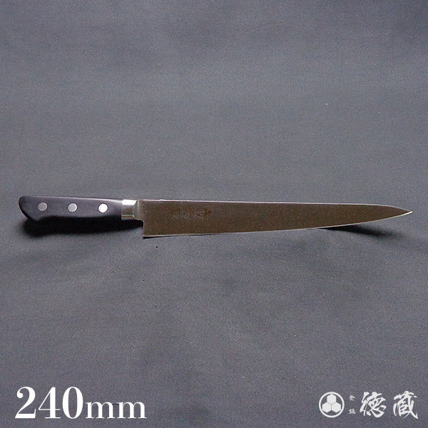 AUS8 筋引包丁 黒ハンドル
