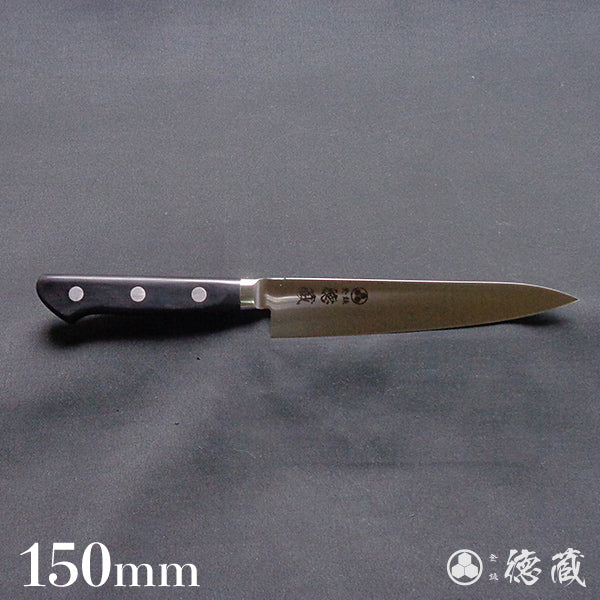 AUS8 ペティナイフ 黒ハンドル