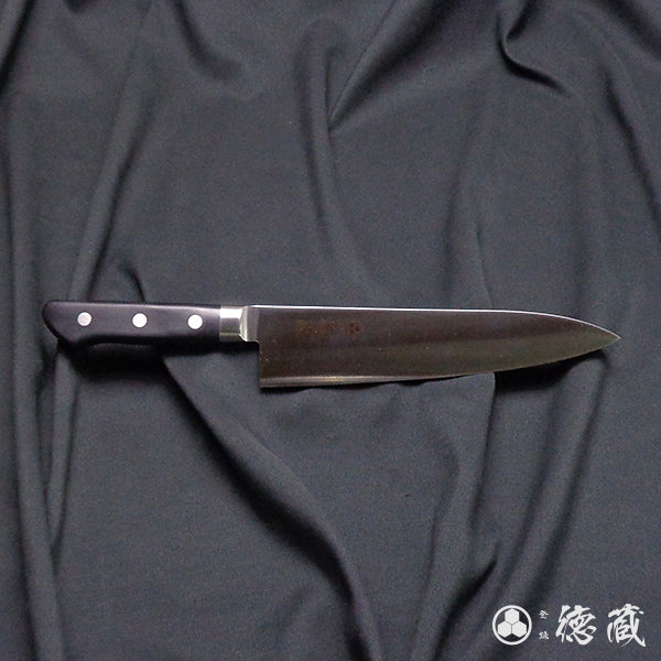 AUS8 洋出刃包丁 黒ハンドル