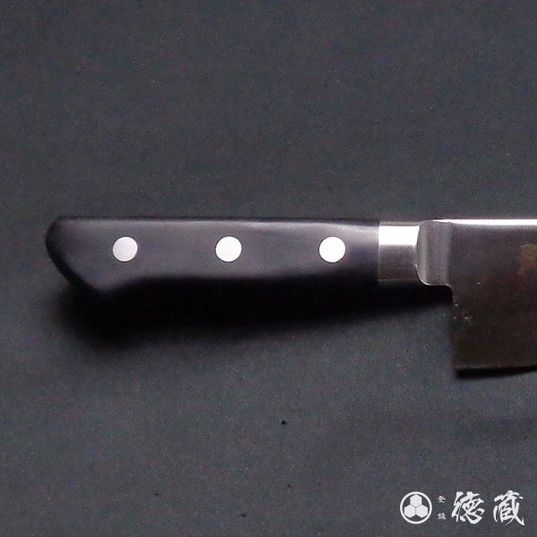 AUS8 洋出刃包丁 黒ハンドル