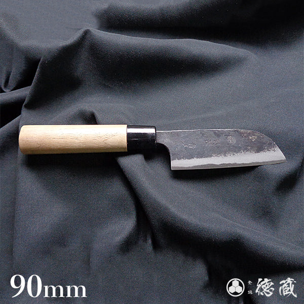 青二 黒打仕上 栗剥包丁 胡桃柄