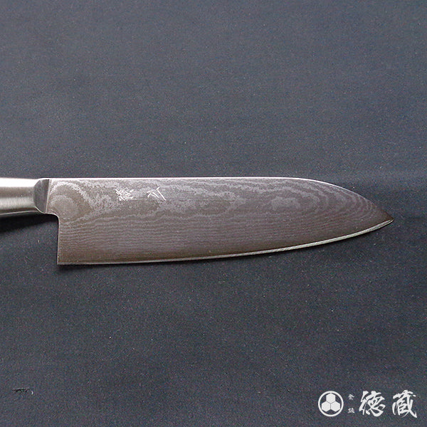 AUS10 ダマスカス フルメタル 三徳包丁