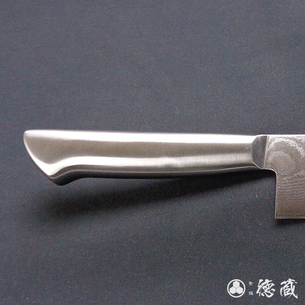 AUS10 ダマスカス フルメタル 三徳包丁