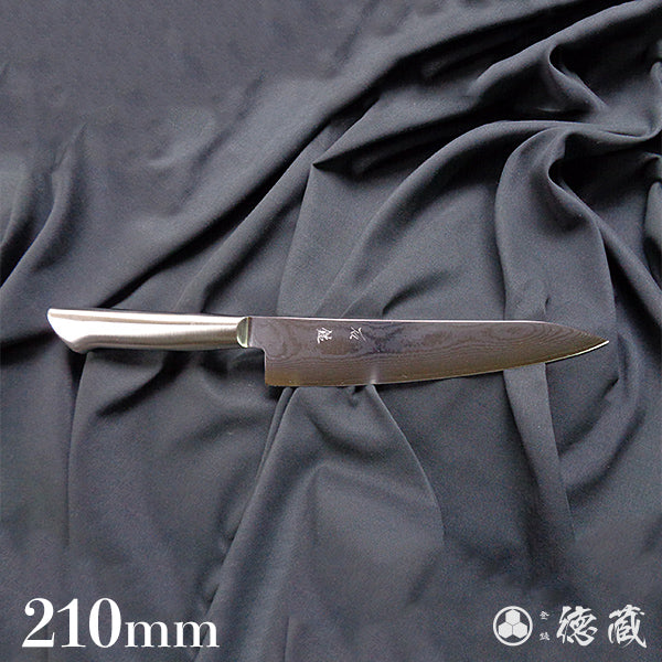 AUS10 ダマスカス フルメタル 牛刀包丁