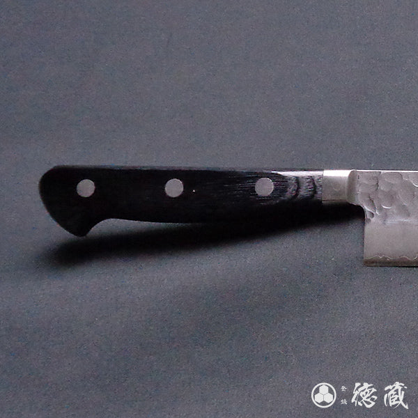 AUS8 槌目仕上 筋引包丁 黒ハンドル