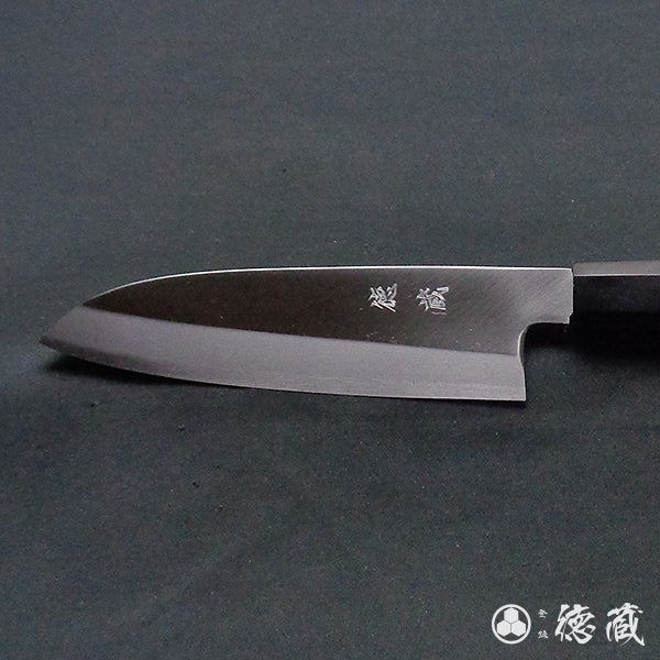 白二 左三徳包丁 朴八角柄