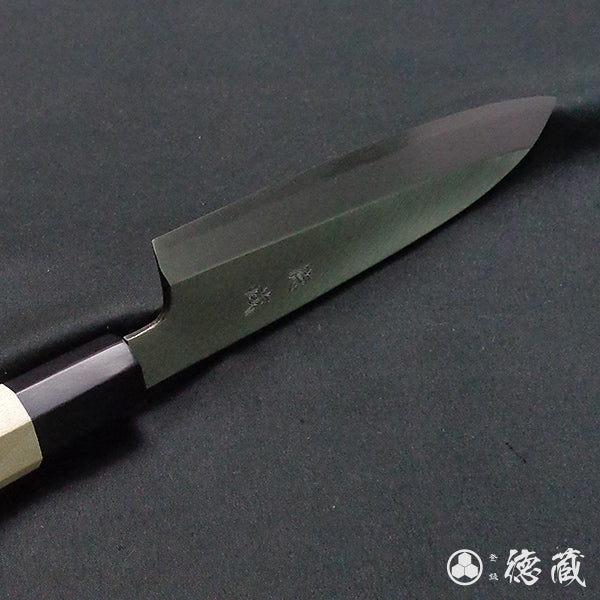 白二 左三徳包丁 朴八角柄