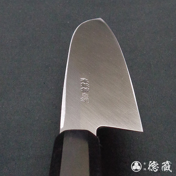白二 左三徳包丁 朴八角柄