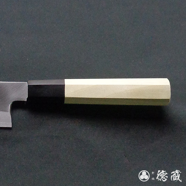 白二 左三徳包丁 朴八角柄
