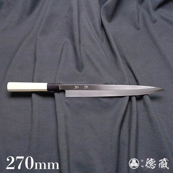 青二 柳刃包丁 朴八角柄